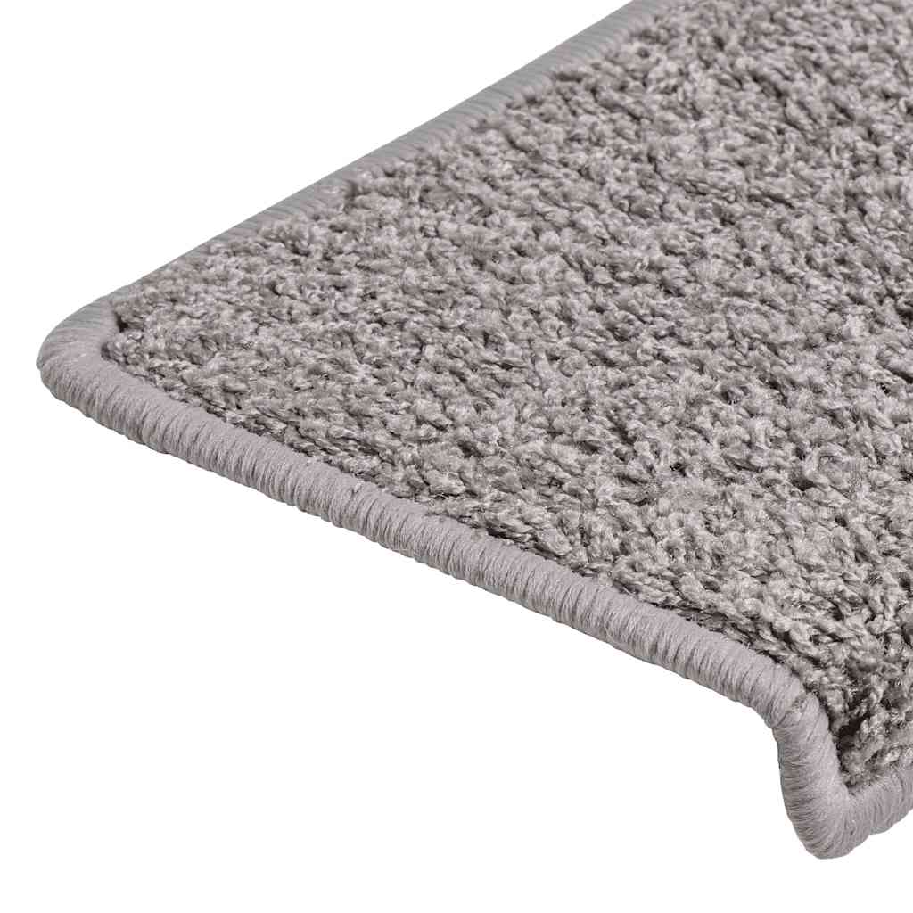 Stufenmatten 30 Stk. 65x21x4 cm Grau Rechteckiger Rand