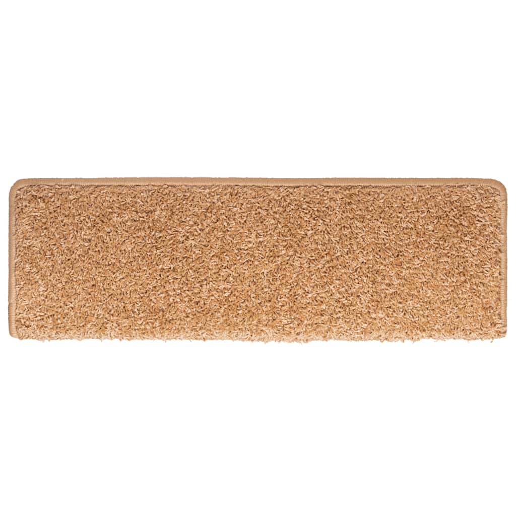 Stufenmatten 30 Stk. 65x21x4 cm Beige Rechteckiger Rand