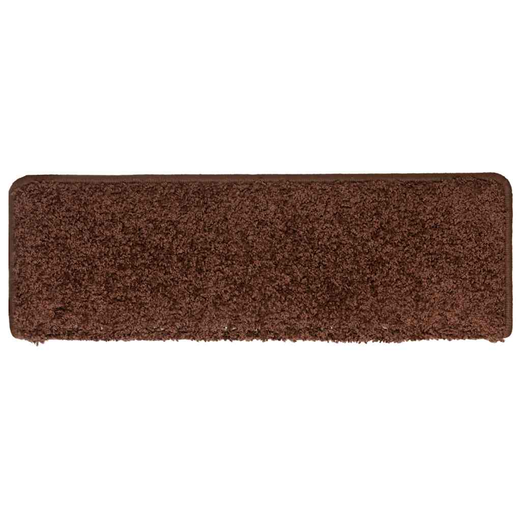Stufenmatten 30 Stk. 65x21x4 cm Braun Rechteckiger Rand