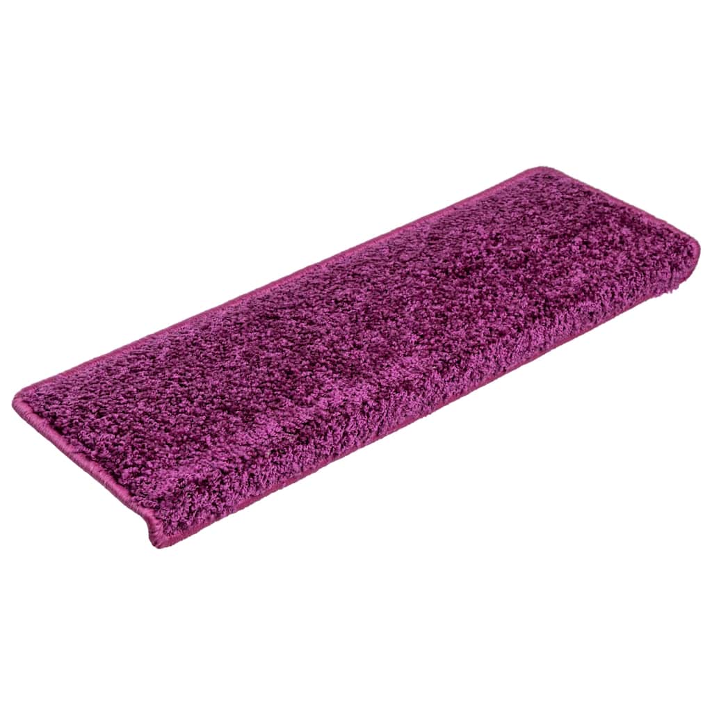 Stufenmatten 30 Stk. 65x21x4 cm Violett Rechteckiger Rand