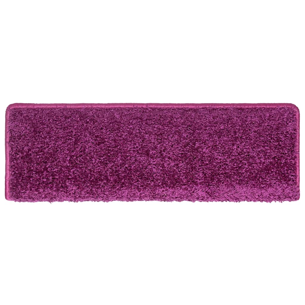 Stufenmatten 30 Stk. 65x21x4 cm Violett Rechteckiger Rand