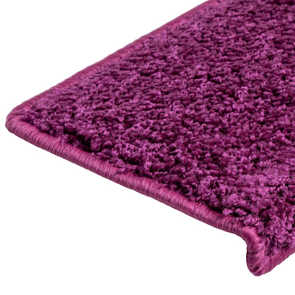 Stufenmatten 30 Stk. 65x21x4 cm Violett Rechteckiger Rand