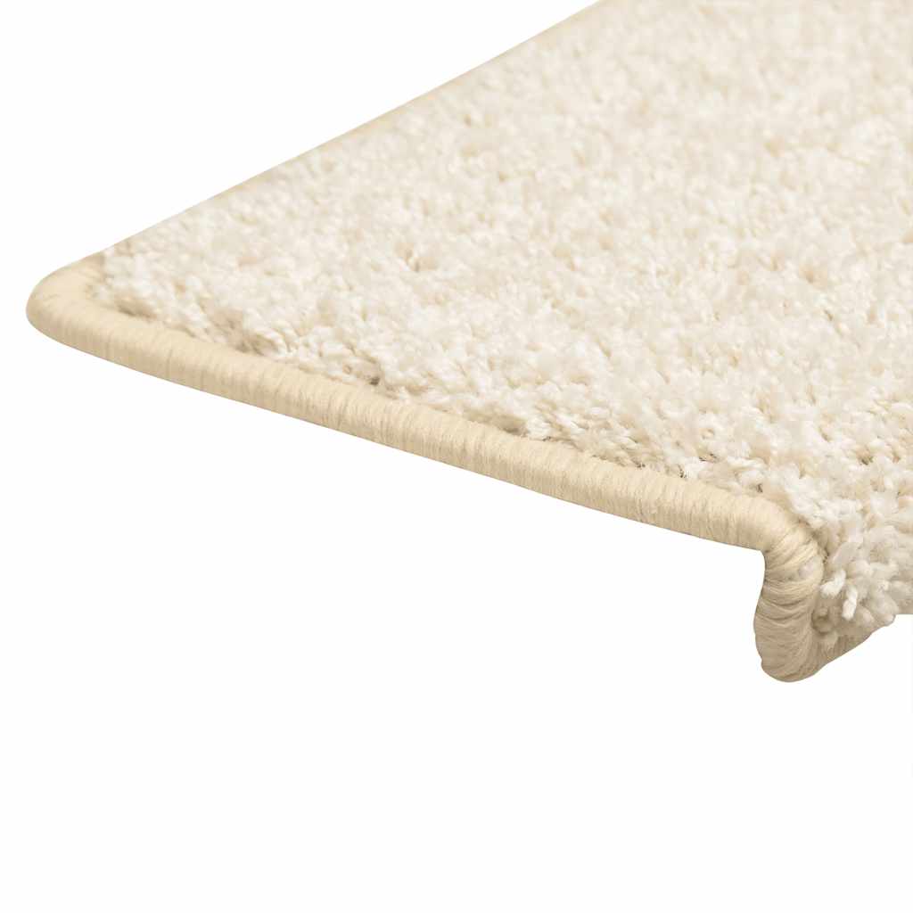 Stufenmatten 30 Stk. 65x21x4 cm Weiß Rechteckiger Rand