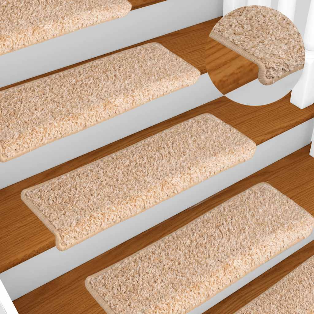 Stufenmatten 30 Stk. 65x21x4 cm Gold Rechteckiger Rand