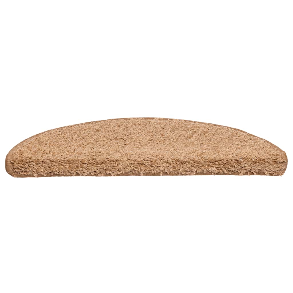 Stufenmatten 20 Stk. 56x17x3 cm Beige Halbrund
