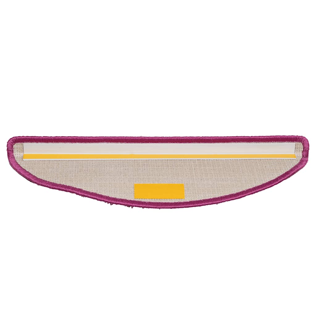 Stufenmatten 20 Stk. 56x17x3 cm Violett Halbrund