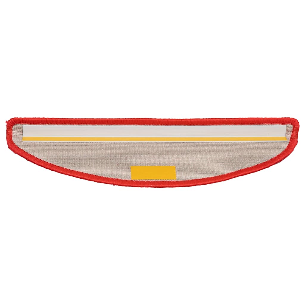 Stufenmatten 20 Stk. 56x17x3 cm Rot Halbrund