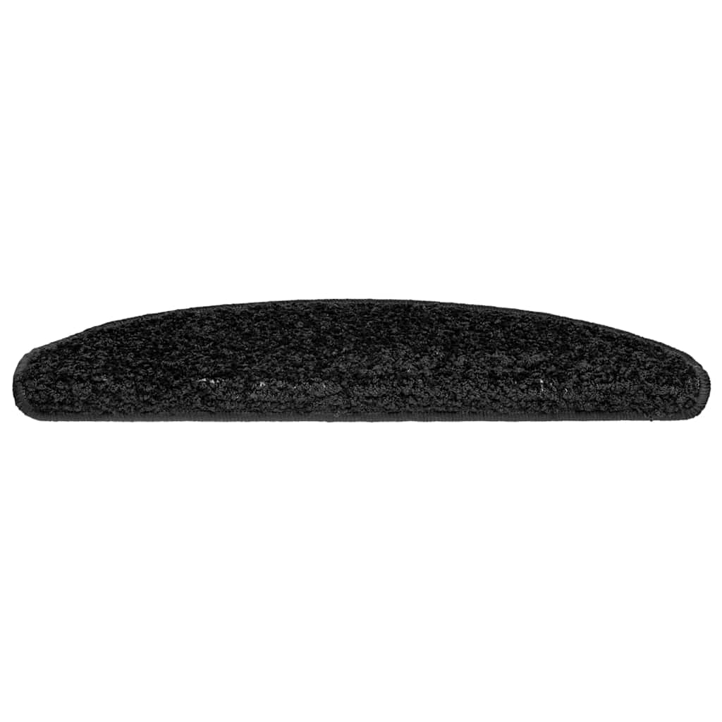 Stufenmatten 20 Stk. 65x21x4 cm Schwarz Halbrund Groß