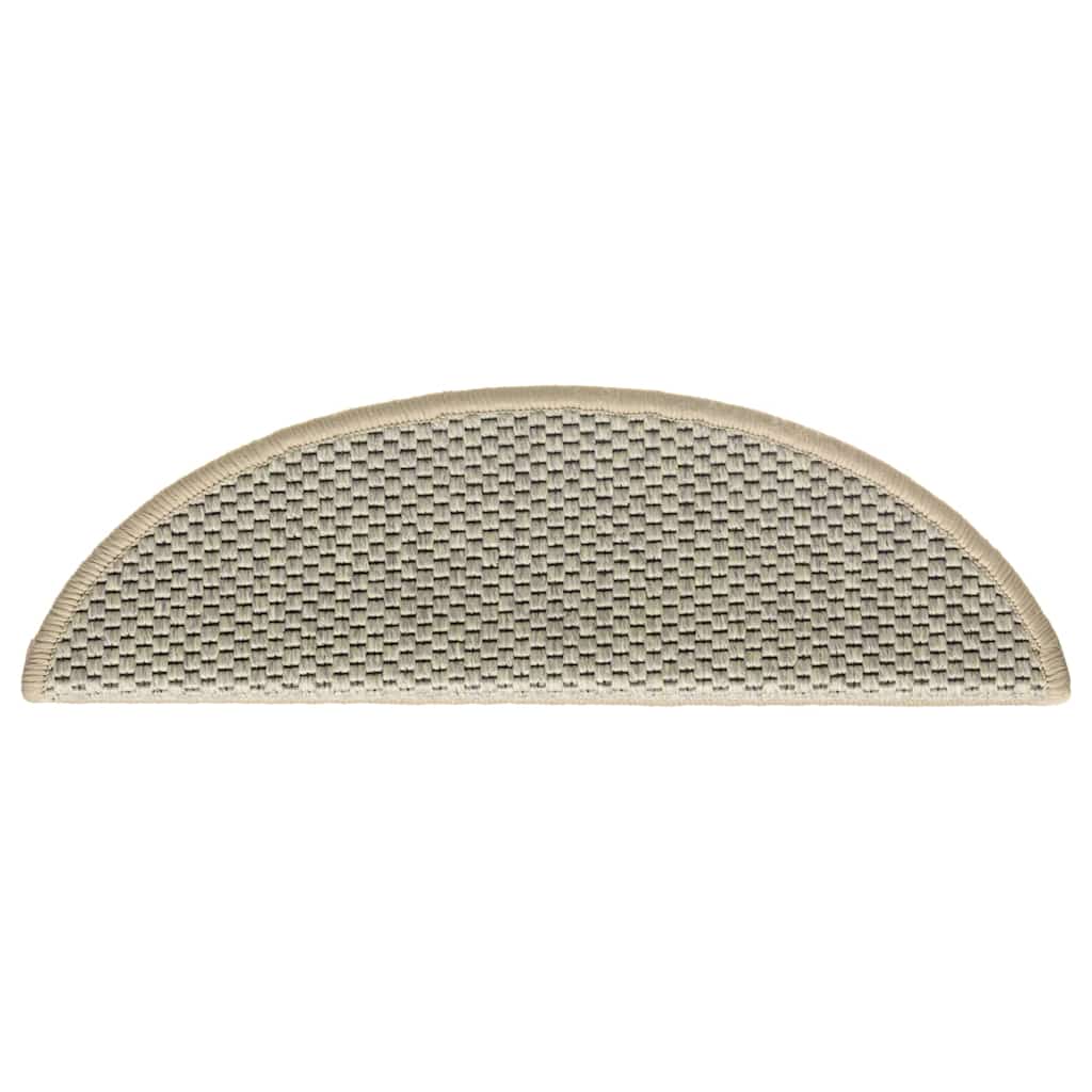 Trappemåtter selvklæbende sisal look 30 stk 56x17x3 cm