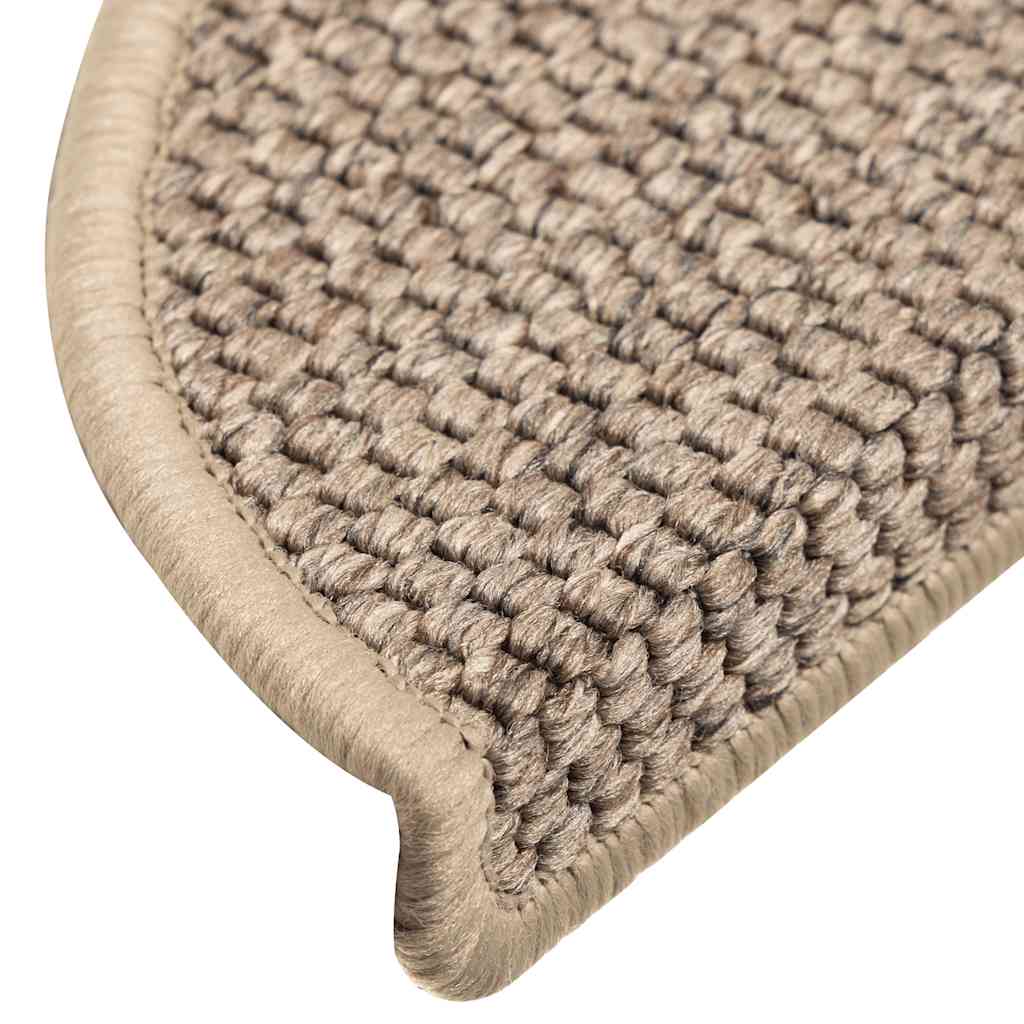 Trappemåtter selvklæbende sisal look 30 stk 56x17x3 cm