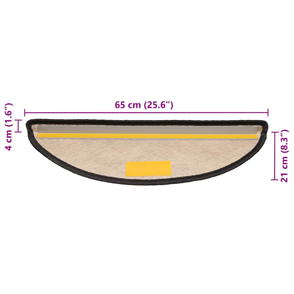 Stufenmatten Selbstklebend Sisal-Optik 30Stk. 65x21x4cm