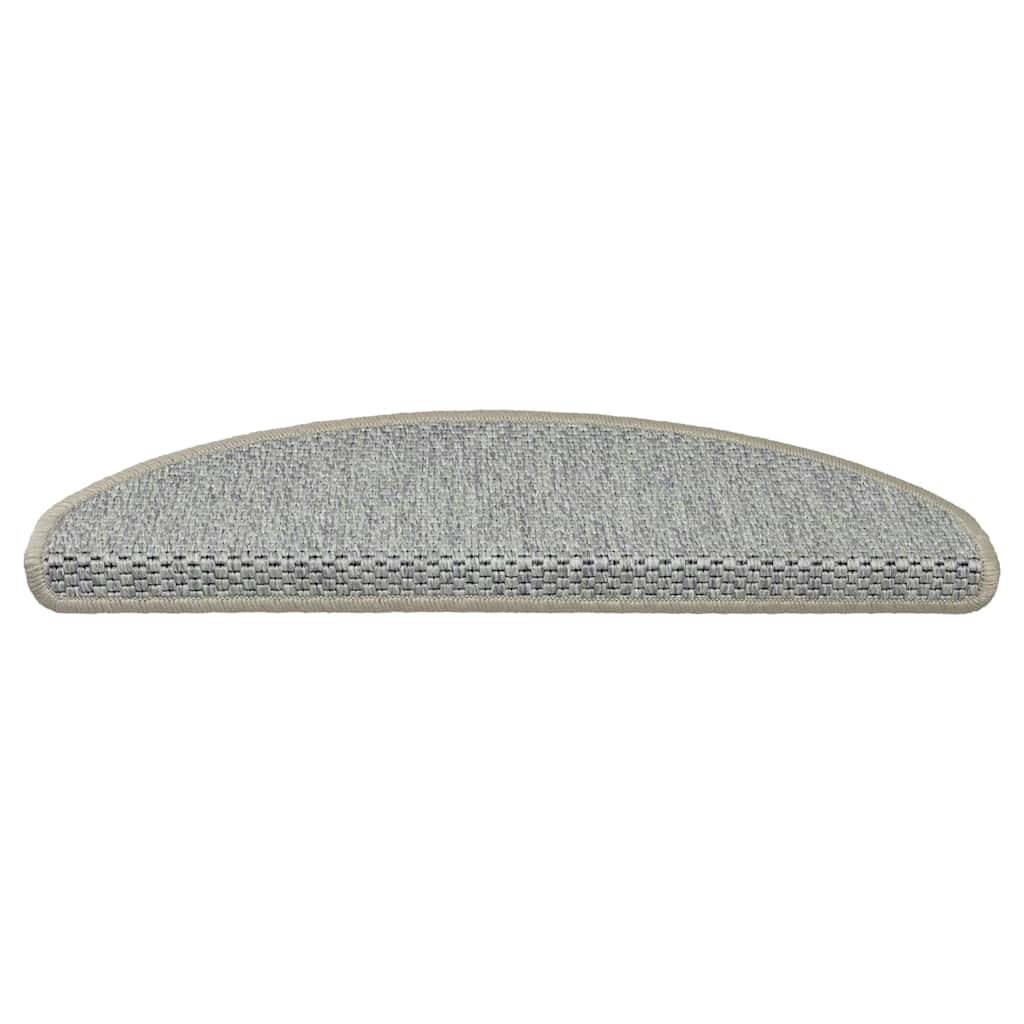 Trappemåtter Selvklæbende Sisal Look 30 stk 65x21x4cm Lysegrøn