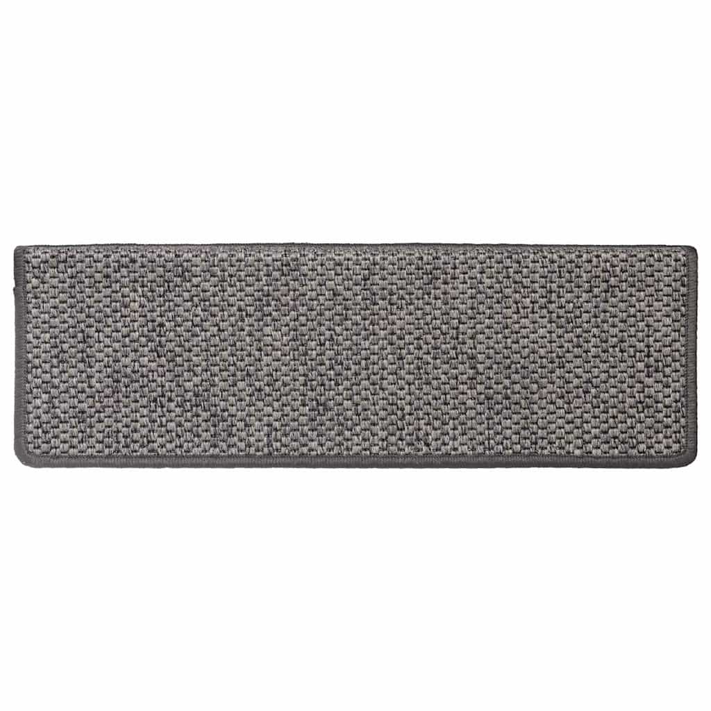 Trappemåtter selvklæbende sisal look 30 stk 65x21x4cm