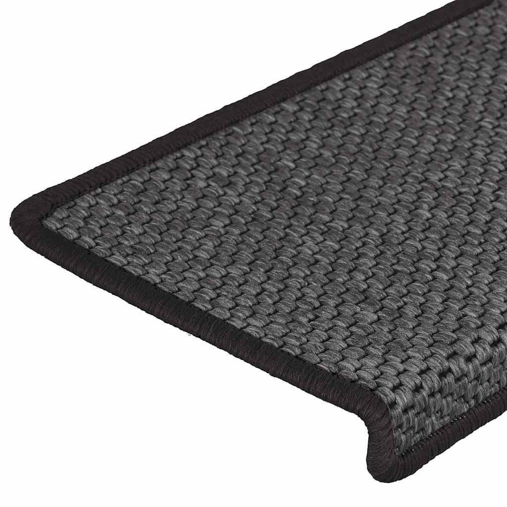 Trappemåtter selvklæbende sisal look 30 stk 65x21x4 cm