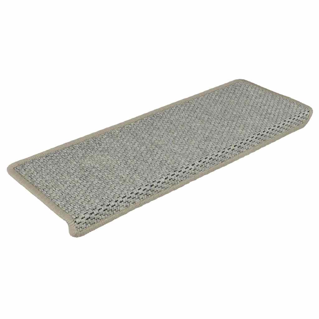Trappemåtter Selvklæbende Sisal Look 30 Stk 65x21x4cm Grøn