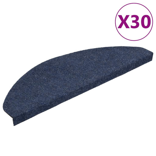 Stufenmatten Selbstklebend 30 Stk. Blau 65x22,5x3,5 cm