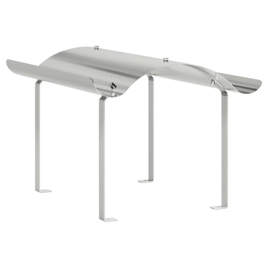 Schornsteinkappe Silber 59.5 x 50 x 36.5 cm Edelstahl