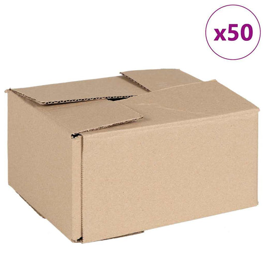 Faltbox mit Speicher 50 pcs Braun 20 x 15 x 10 cm Karton