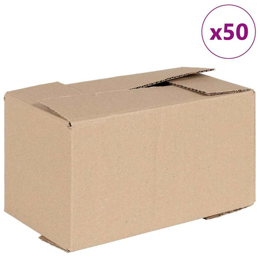 Faltbox mit Speicher 50 pcs Braun 24 x 13 x 13 cm Karton