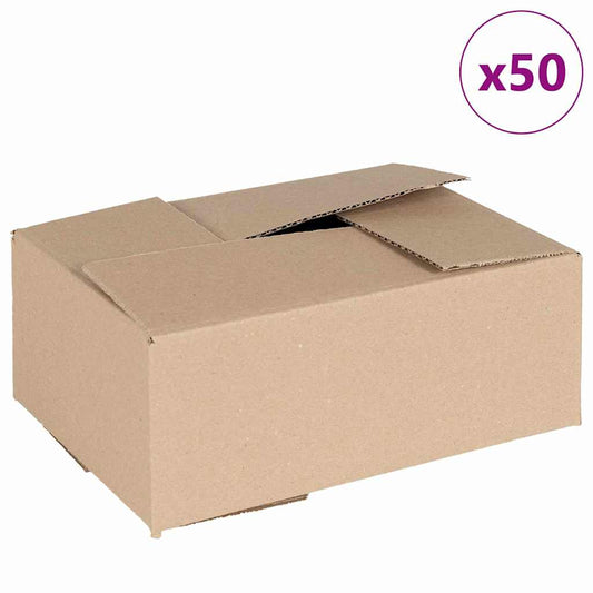 Faltbox mit Speicher 50 pcs Braun 25 x 17.5 x 10 cm Karton