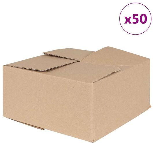 Faltbox mit Speicher 50 pcs Braun 30 x 30 x 15 cm Karton