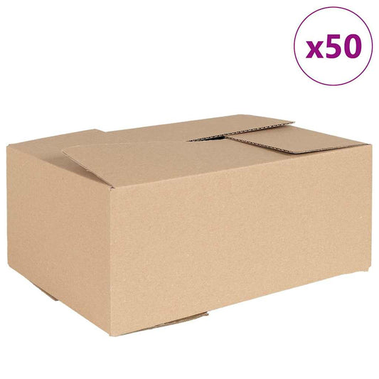 Faltbox mit Speicher 50 pcs Braun 35 x 24 x 15 cm Karton