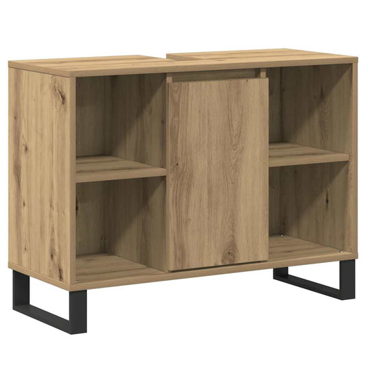 Badezimmerschrank Artisan-Eiche 80 x 33 x 60 cm Holzwerkstoff