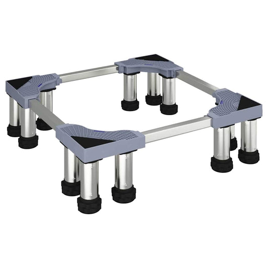 Waschmaschinensockel Grau 67 x 67 x 21.5 cm Metall