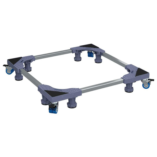 Waschmaschinensockel Grau 66 x 66 x 12 cm Metall