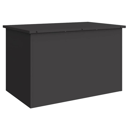 Außenlagerbox Schwarz 80 x 50,5 x 50 cm Stahl