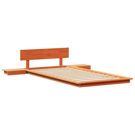 Bettgestell Braun 100 x 200 cm Holz