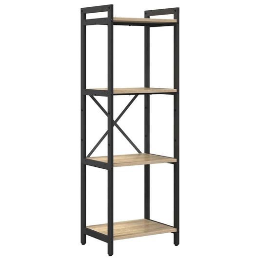 Bücherregal Sonoma-Eiche 40 x 30 x 118 cm Holzwerkstoff