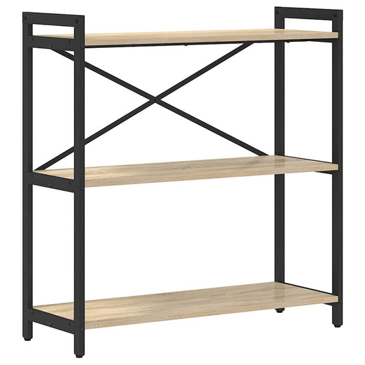Bücherregal Sonoma-Eiche 80 x 30 x 83 cm Holzwerkstoff