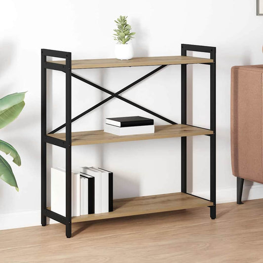 Bücherregal Artisan-Eiche 80 x 30 x 83 cm Holzwerkstoff