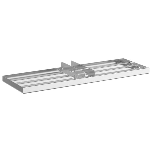 Ersatzkopf für Gartenebene Silber 75 x 25 x 6 cm Edelstahl 201