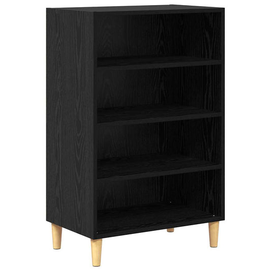 Sideboard Schwarz Eichen-Optik 57 x 35 x 89,5 cm Holzwerkstoff