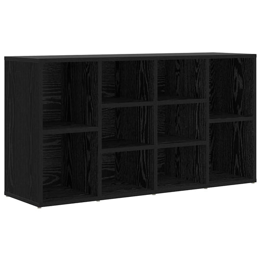 Schuhbank Schwarz Eichen-Optik 103 x 30 x 54,5 cm Holzwerkstoff