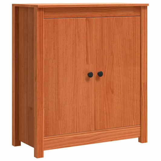 Sideboard Wachsbraun 70 x 35 x 80 cm Massives Kiefernholz