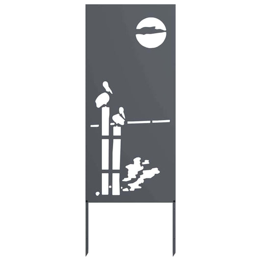 Garten Sichtschutz-Leinwand Anthrazit 50 x 140 cm