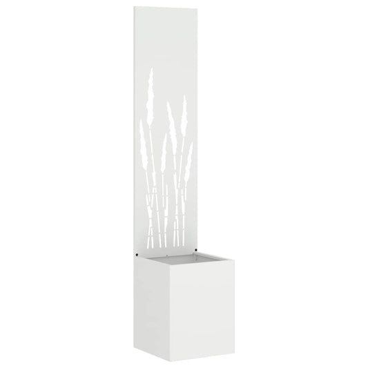 Garten Sichtschutz-Leinwand Weiß 32 x 140 cm