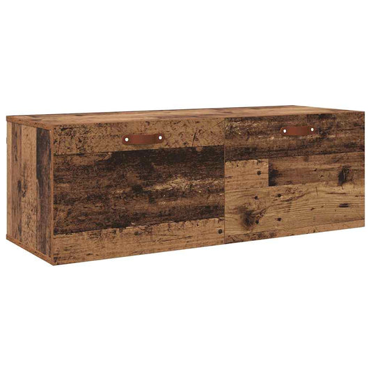 Wandschrank Altholz 100 x 36,5 x 35 cm Holzwerkstoff