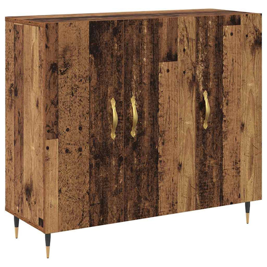 Sideboard Braun 90 x 34 x 80 cm Holzwerkstoff