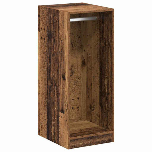 Kleiderschrank mit Regal Altholz 41 x 48 x 102 cm Holzwerkstoff