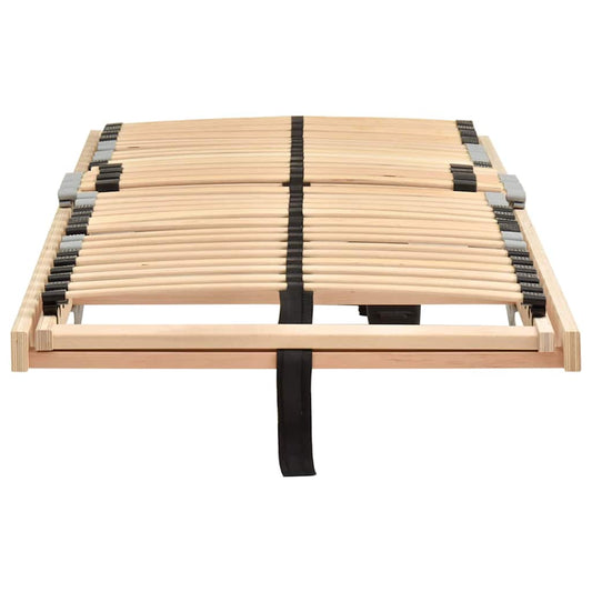 Lattenrost Braun 80 x 190 cm Massives Buchenholz