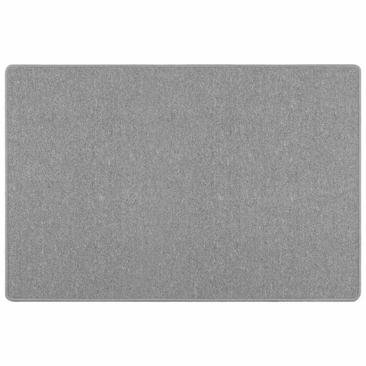 Teppichläufer Hellgrau 100 x 150 cm 100% Polypropylen