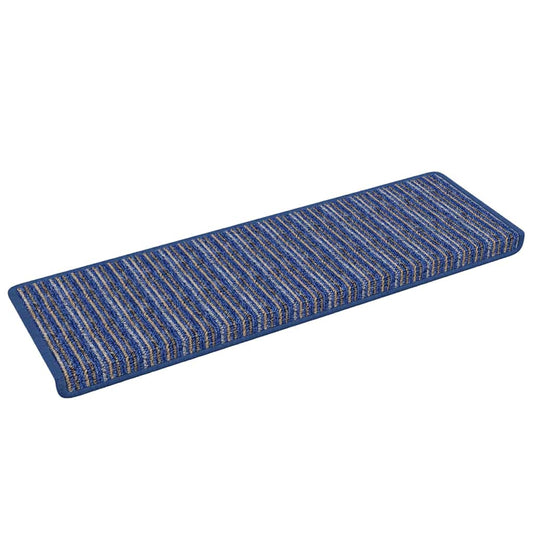 Selbstklebende Treppenschoner 15 pcs Blau 65 x 21 x 4 cm