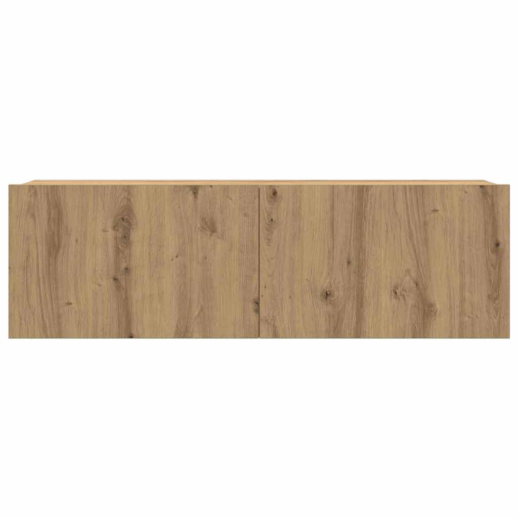 6-teiliges TV-Cabinet Set Artisan-Eiche Engineered Wood