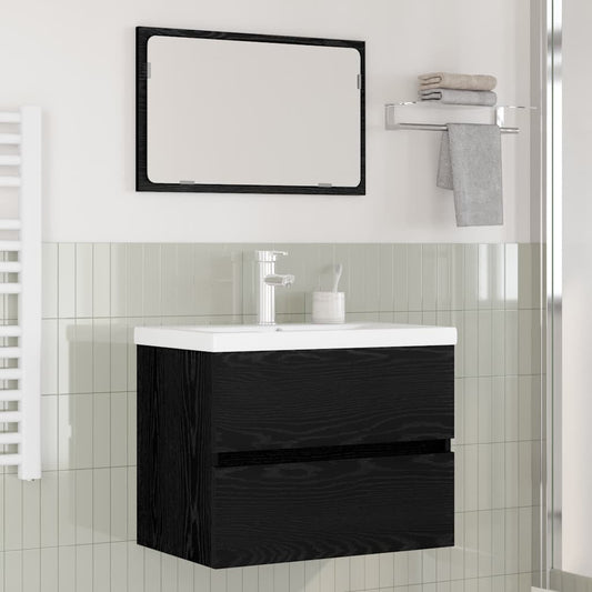 Badezimmermöbel Set 3 pcs Artisan-Eiche 60 x 38.5 x 45 cm