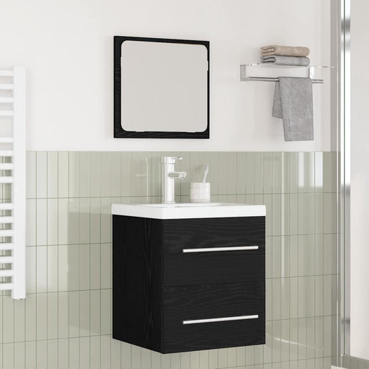 Badezimmermöbel Set 2 pcs Artisan-Eiche Holzwerkstoff