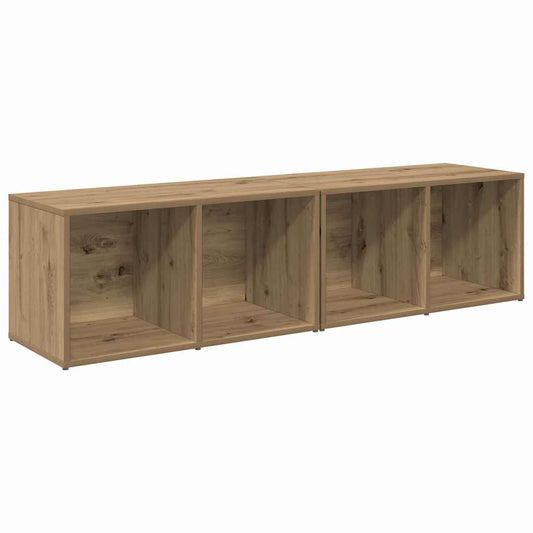 TV-Schrankset 2 pcs Artisan-Eiche 37 x 35 x 72 cm Holzwerkstoff